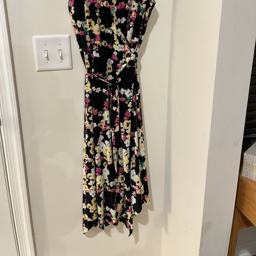INC Wrap Patterned Dress - Picture 3 of 4